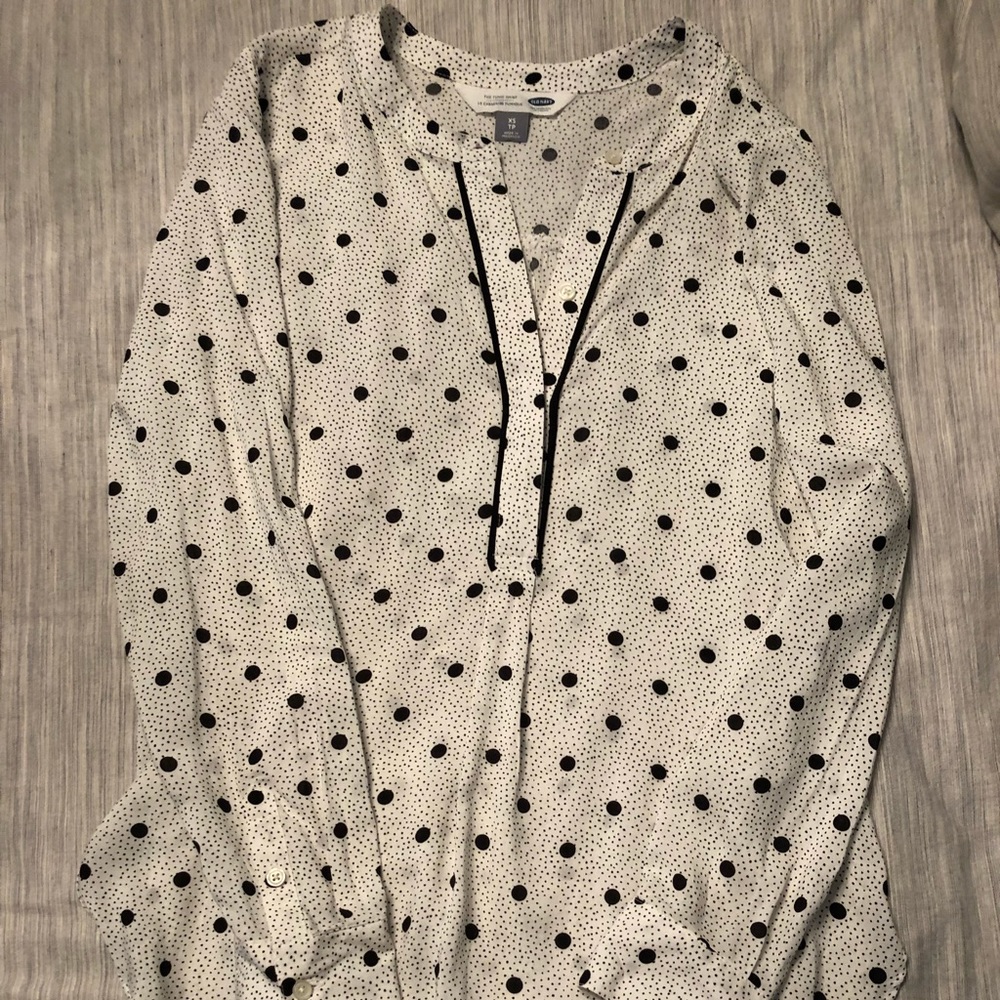 Polka dot blouse